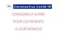 COVID 19 - INSTRUCTIONS FOR PATIENTS AT HOME